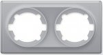 Рамка двухместная 1Е52201302 (Цвет серый)